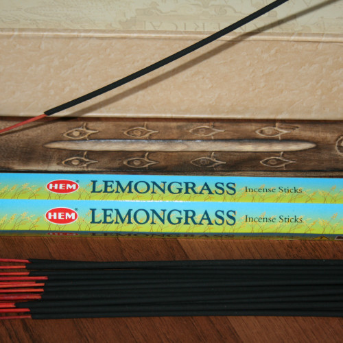 Ароматичні палички Лемонграс. Lemongrass. HEM