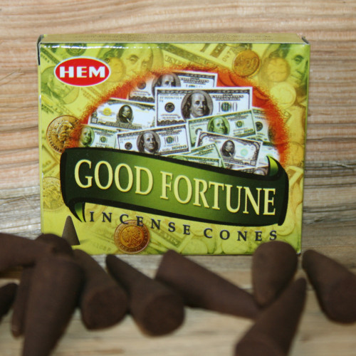 Пахощі конуси Фортуна. Good Fortune. HEM