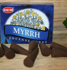 Пахощі конуси Мірра. Myrrh. HEM