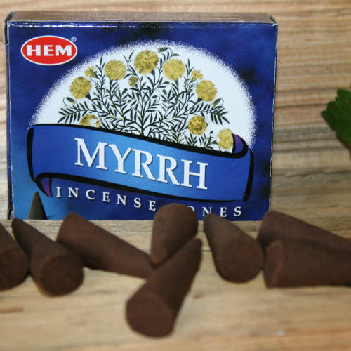 Пахощі конуси Мірра. Myrrh. HEM
