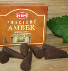 Пахощі конуси Амбер. Amber. HEM
