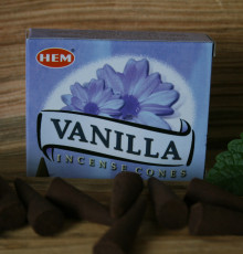 Ароматичні конуси Ваніль. Vanilla. HEM