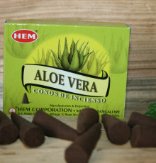 Індійські пахощі конуси Алоє Вера. Aloe Vera. HEM
