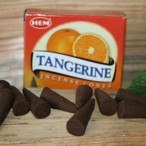 Індійські пахощі конуси Мандарин. Tangerine. HEM