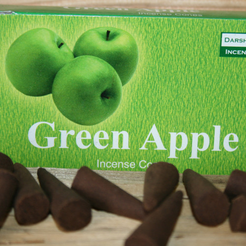 Пахощі конуси Зелене Яблуко. Green Apple. Darshan