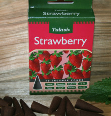 Пилкові пахощі конуси Полуниця. Strawberry. Tulasi