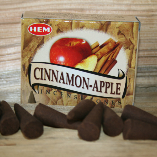 Індійські пахощі конуси Яблуко Кориця. Cinnamon Apple. HEM