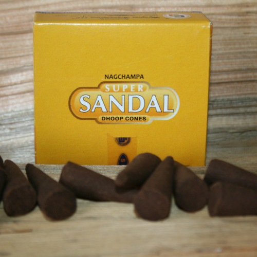 Натуральні пахощі конуси Сандал. Sandal. Satya