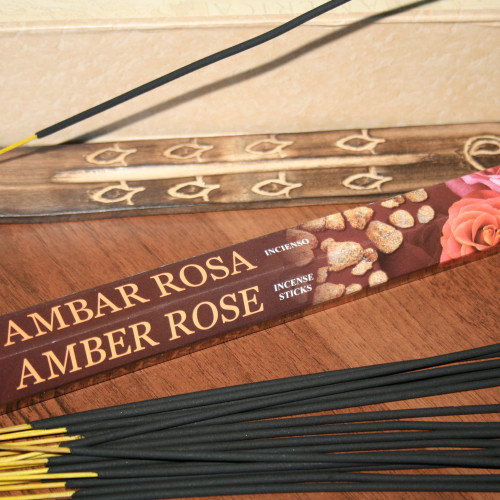 Аромапалички Янтар Роза. Amber Rose. HEM