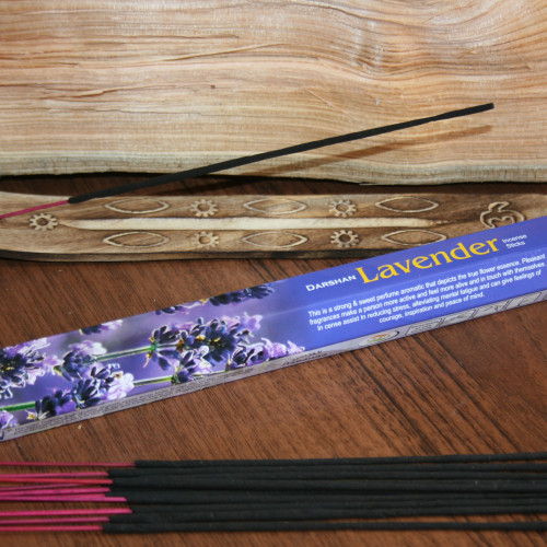 Ароматичні палички Лаванда. Даршан. Lavender Darshan