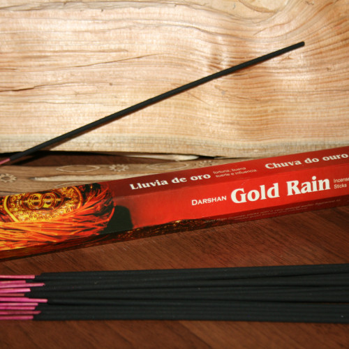 Золотий Дощ. Аромапалички Даршан. Golden Rain. Darshan